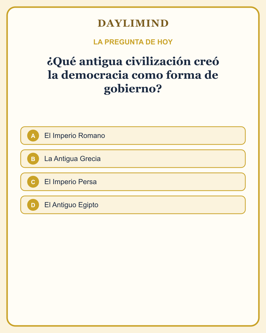 Ejemplo de pregunta en DayliMind